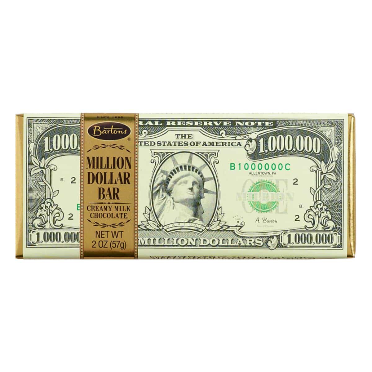 bartons-million-dollar-bar Bartons Million Dollar Bar 57g.