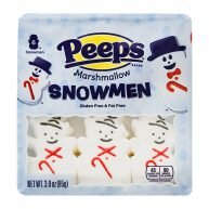 Peeps Marshmallow Snowmen 6 stuks 85g.