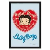 Bedrukte spiegel Betty Boop Fan Club