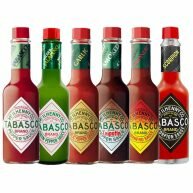 Tabasco pakket met 6 verschillende smaken.